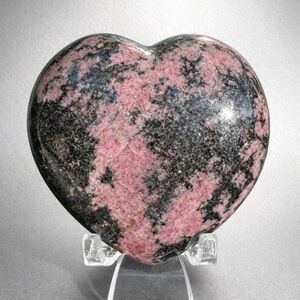 Rhodonite heart 1.1lbs.